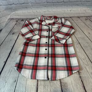 Petit Lem Red Plaid Girl’s Nightgown